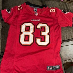 NFL Red buccaneers Jersey Official Team Apparel